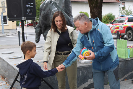 TEDEN MOBILNOSTI ZAKLJUČNA PRIREDITEV PRED KD 27 FOTO LJUBO VUKELIČ